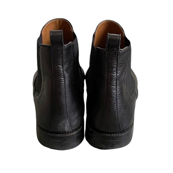 TAFT Men’s Leather Chelsea Ankle Boots Black 40 - Picture 5 of 16